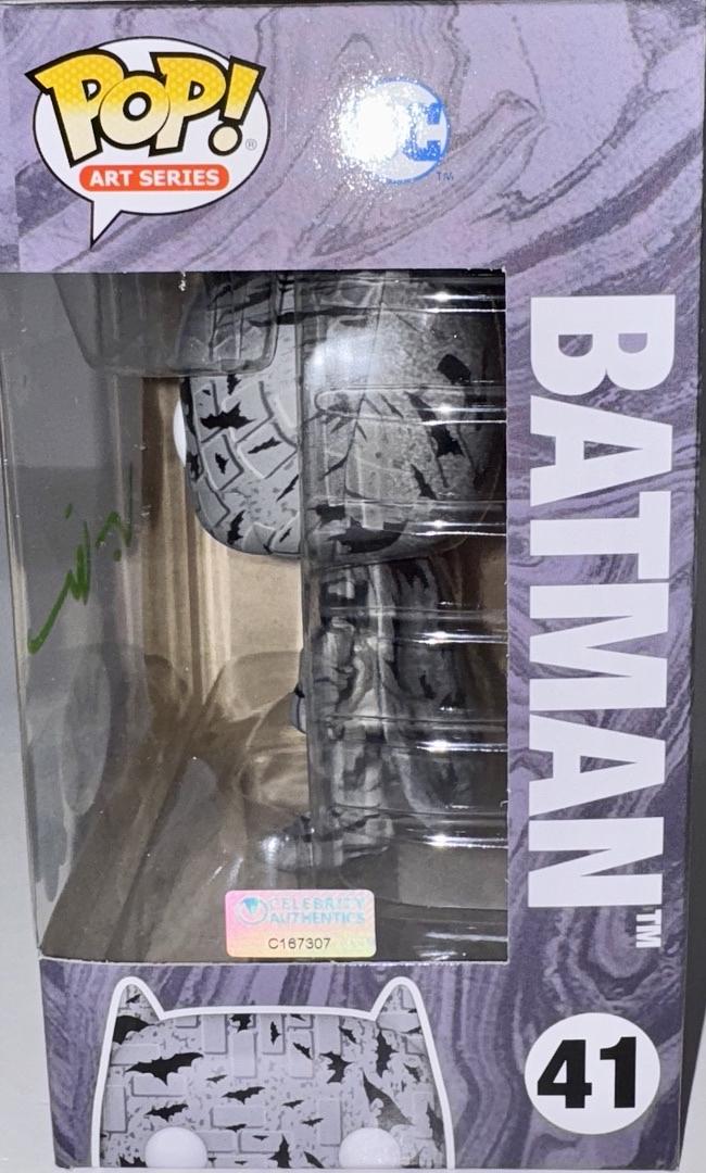 Val Kilmer Signed Funko Pop #41 Batman Art Series *RARE LIMITED EDITION* - Celebrity Authentics