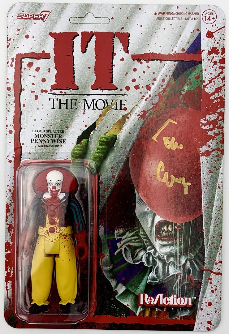 Tim Curry signed "It" Action Figure **RARE**- OC Celebrity Marketing