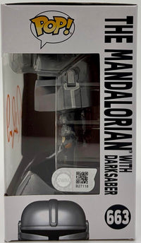 Pedro Pascal Signed Funko Pop #663 The Mandalorian (Star Wars)  - Beckett COA