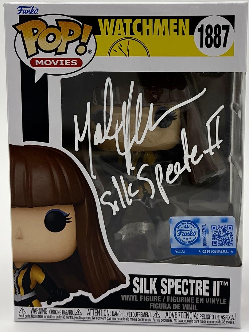 Malin Akerman signed Silk Spectre II signed Funko #1887 (Watchman) - Beckett COA