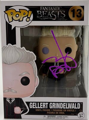 Johnny Depp Signed "Gellert Grindelwald" Funko Pop #13 (Fantastic Beasts) - Beckett COA