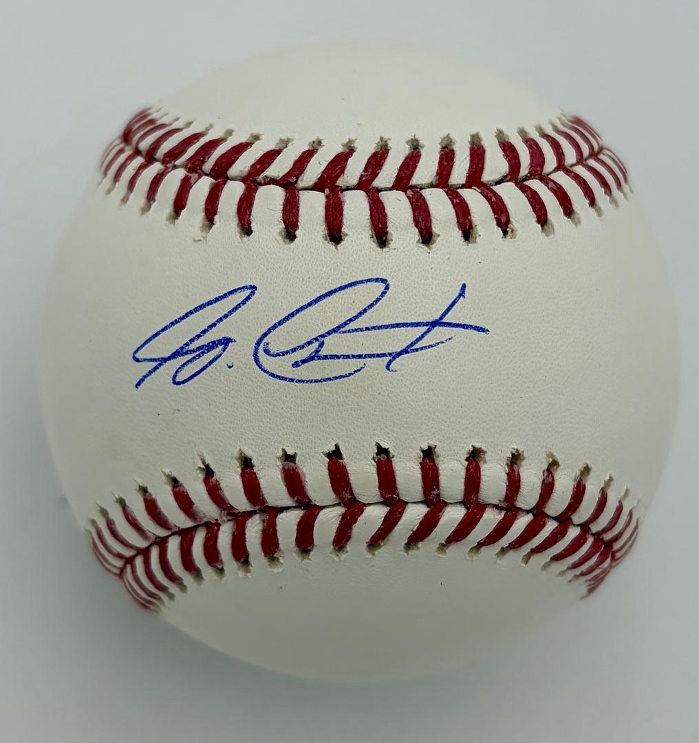 Garrett Crochet signed ROMLB baseball (Red Sox) - JSA COA