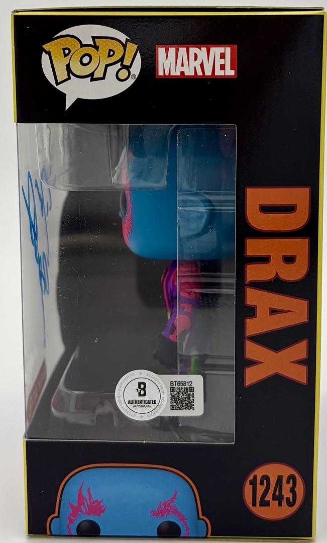 Dave Bautista Signed Funko Pop #1243 "Drax" GOTG - Beckett COA