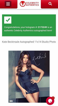 Kate Beckinsale signed (Underworld Awakening) 11x14 - Celebrity Authentics COA