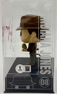 Harrison Ford "Indiana Jones" signed Die-Cast Funko #08 - Beckett COA **RARE**