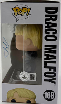 Tom Felton Signed Funko Pop #168 Draco Malfoy (Harry Potter) - JSA COA