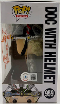 Christopher Lloyd Signed Funko Pop #959 "Doc Brown" (Back To The Future) - Beckett COA