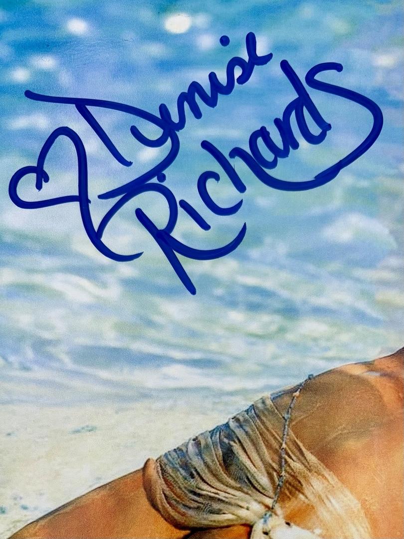 Denise Richards sexy 8x10 Photo (Playboy)  - JSA COA