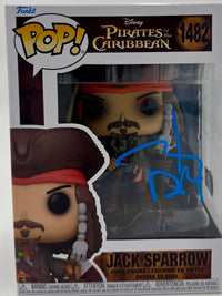 Johnny Depp Signed Funko Pop #1482 Jack Sparrow (Pirates Of The Caribbean)  - Beckett COA