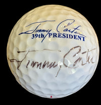 Jimmy Carter signed golf ball *RARE* - Stephen Koschal COA