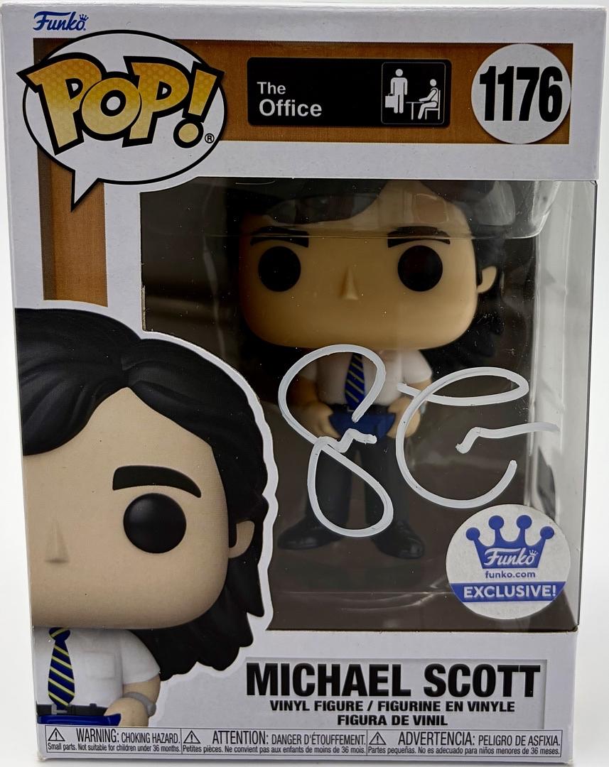 Steve Carell Signed Funko Pop #1176 (The Office)  - Beckett COA