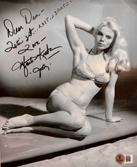 Marta Kristen signed, inscribed sexy 8x10 - Beckett COA