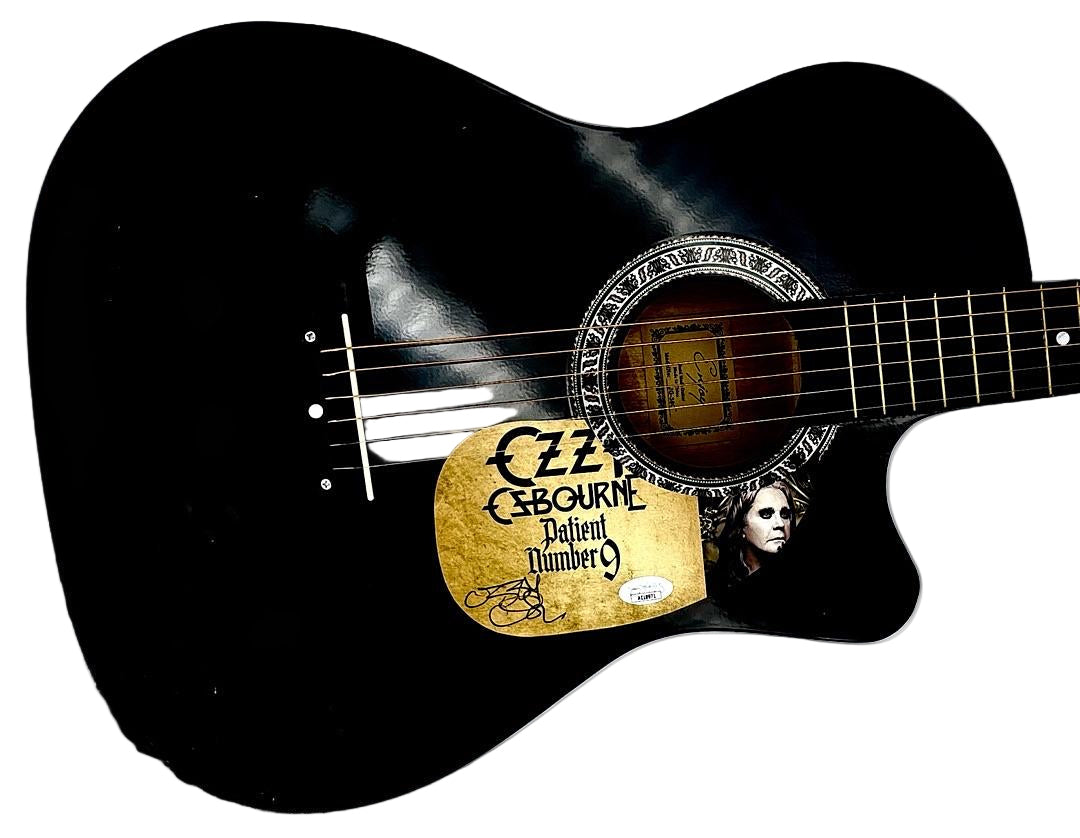 Ozzy Osbourne signed guitar - JSA COA