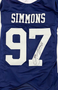 Gene Simmons signed authentic Penn State football jersey (KISS)  - JSA COA *RARE*