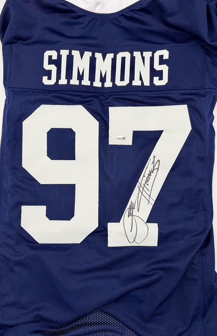 Gene Simmons signed authentic Penn State football jersey (KISS)  - JSA COA *RARE*