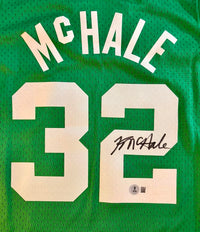 Kevin McHale Signed Mitchell & Ness Celtics Green Jersey - Beckett COA
