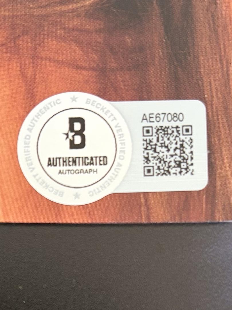 Taylor Swift matted, signed "Life of a Showgirl" CD Insert Photo 1 - Beckett COA