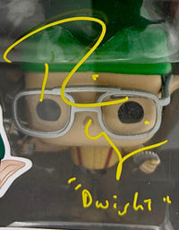 Rainn Wilson signed "Dwight Schrute" Funko #905 (The Office) w/character name - JSA COA (Copy)