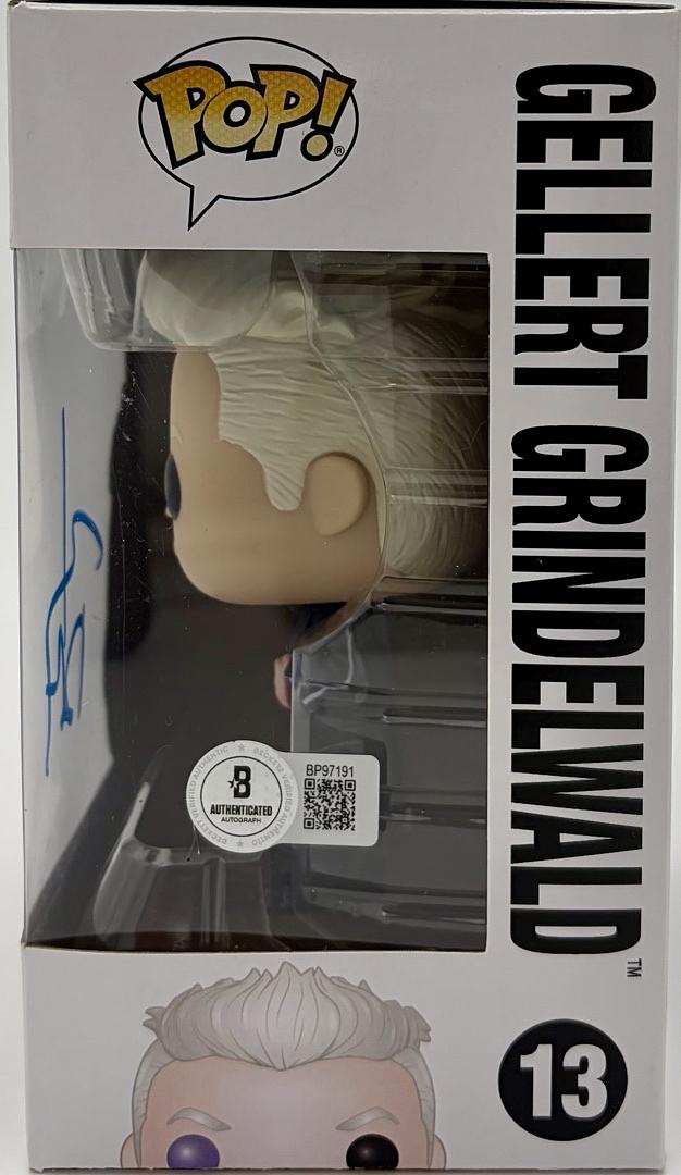Johnny Depp Signed "Gellert Grindelwald" Funko Pop #13 (Fantastic Beasts) - Beckett COA