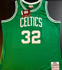 Kevin McHale Signed Mitchell & Ness Celtics Green Jersey - Beckett COA