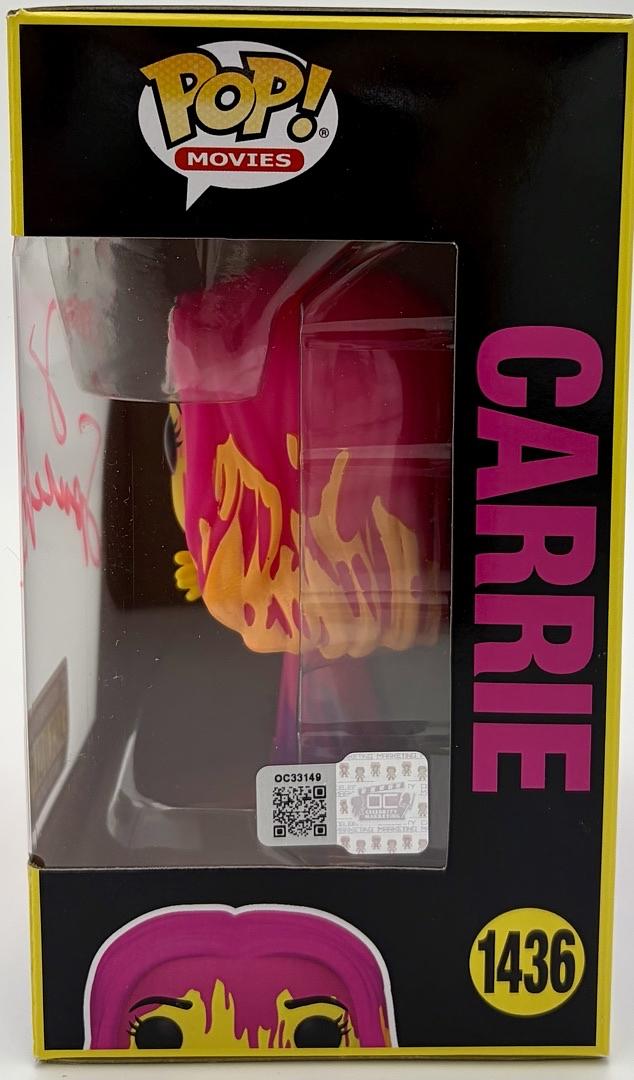 Sissy Spacek Signed Limited Edition Funko Pop #1436 "Carrie" - OC Celebrity Marketing