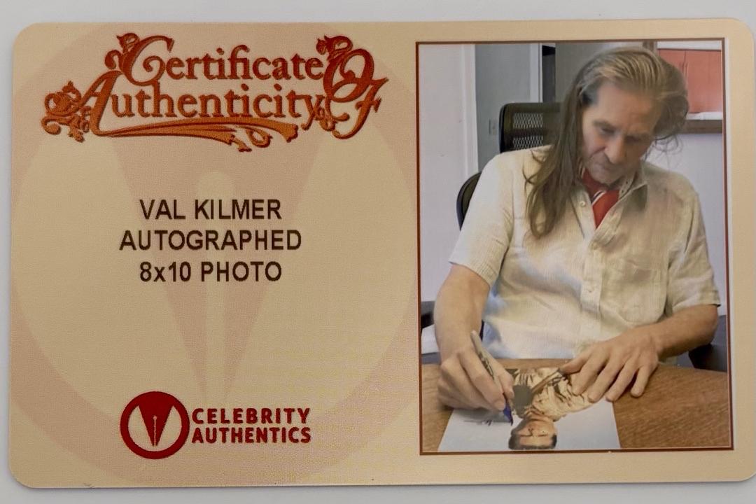 Val Kilmer Signed 8x10 Photo (Ghost in the Darkness) - Celebrity Authentics COA