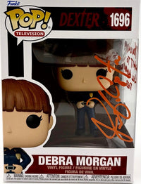 Jennifer Carpenter "Debra Morgan" signed Funko Pop #1696 w/quote & char name (Dexter) - JSA COA