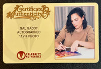 Gal Gadot sexy signed 11x14 Photo (Wonder Woman) - Celebrity Authentics