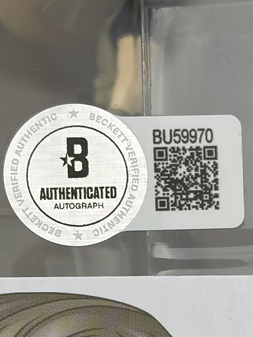 Linda Hamilton Signed Funko Pop #818 Sara Connor (Terminator) w/character name & quote - Beckett COA