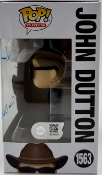 Kevin Costner Signed Funko Pop #1563 "Yellowstone" w/character name - SWAU COA