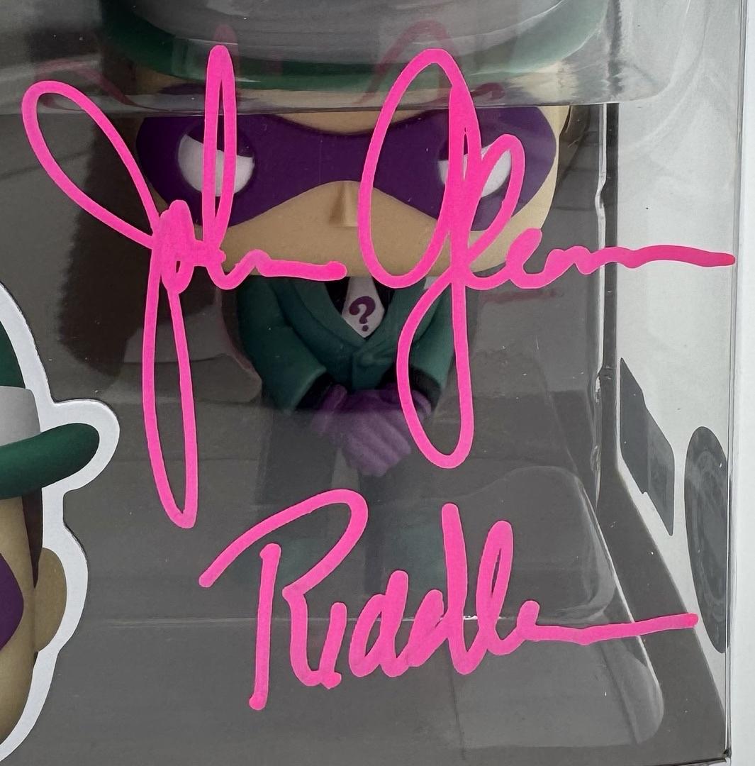 John Glover signed Funko #548 "The Riddler" - OC Celebrity Marketing