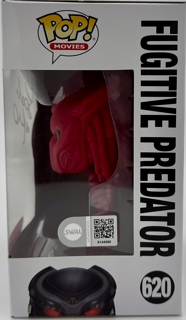 Lochlyn Munro signed "Fugitive Predator" Funko #620 (Predator) - SWAU COA