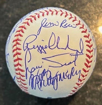 1975 Red Sox Team Baseball signed by 20 - Sure Shot Promotions COA