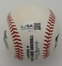Lenny DiNardo signed 04 World Series ROMLB baseball (Red Sox) - JSA COA