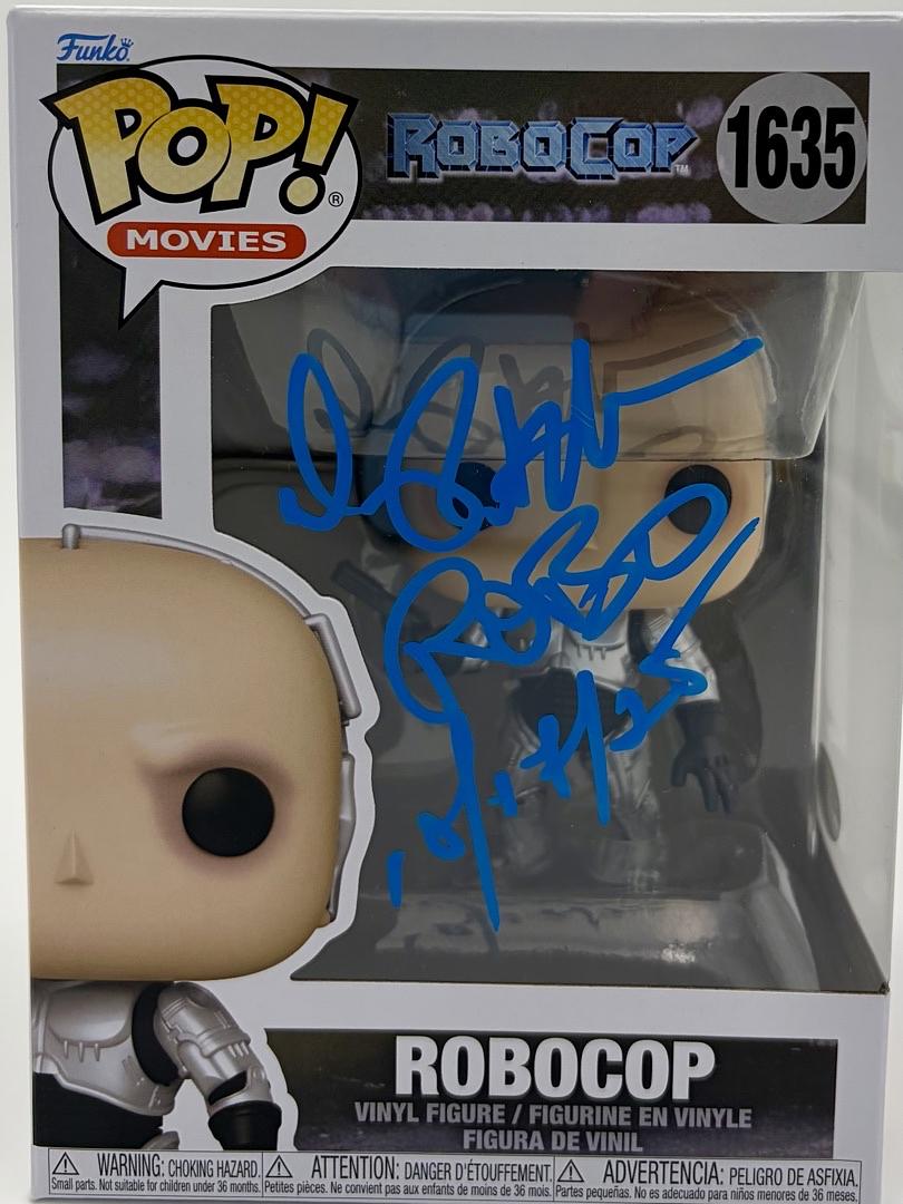 Peter Weller Signed Funko Pop #1635 "Robocop" - Beckett COA