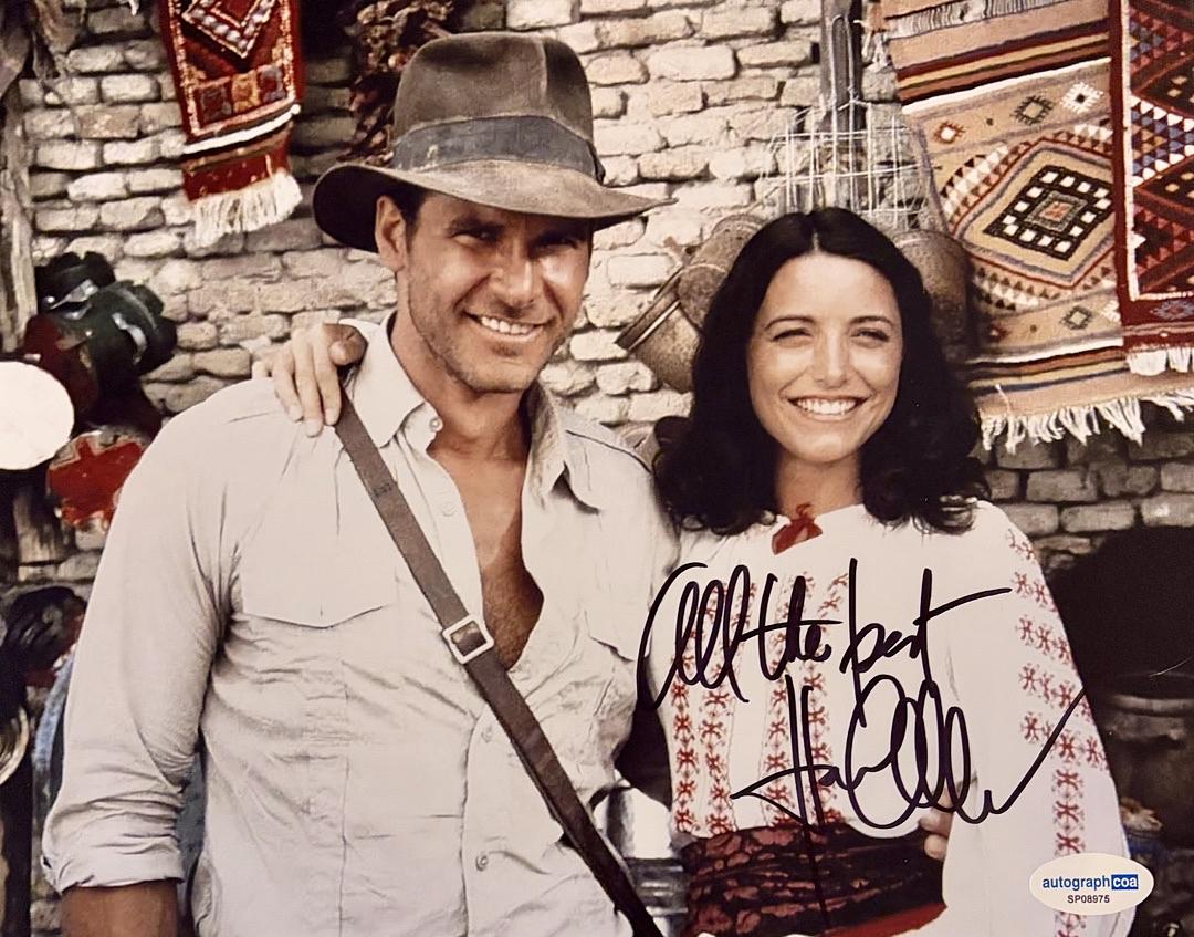 Karen Allen signed 8x10 (Raiders of the Lost Ark) - ACOA COA