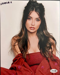 Mikaela Hoover signed 8x10 (Love Hard) - JSA COA