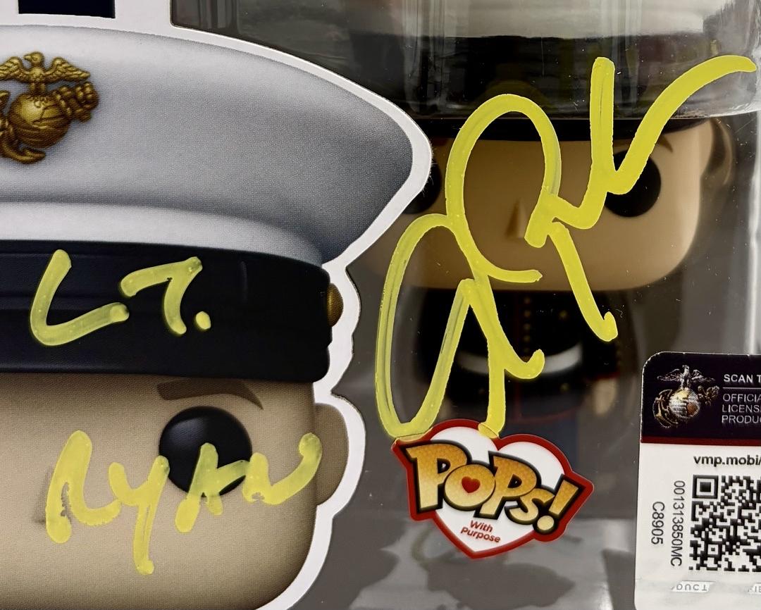Alec Baldwin signed U.S. Marines Funko (USMC) w/ Lt. Ryan inscription - Beckett COA *RARE*