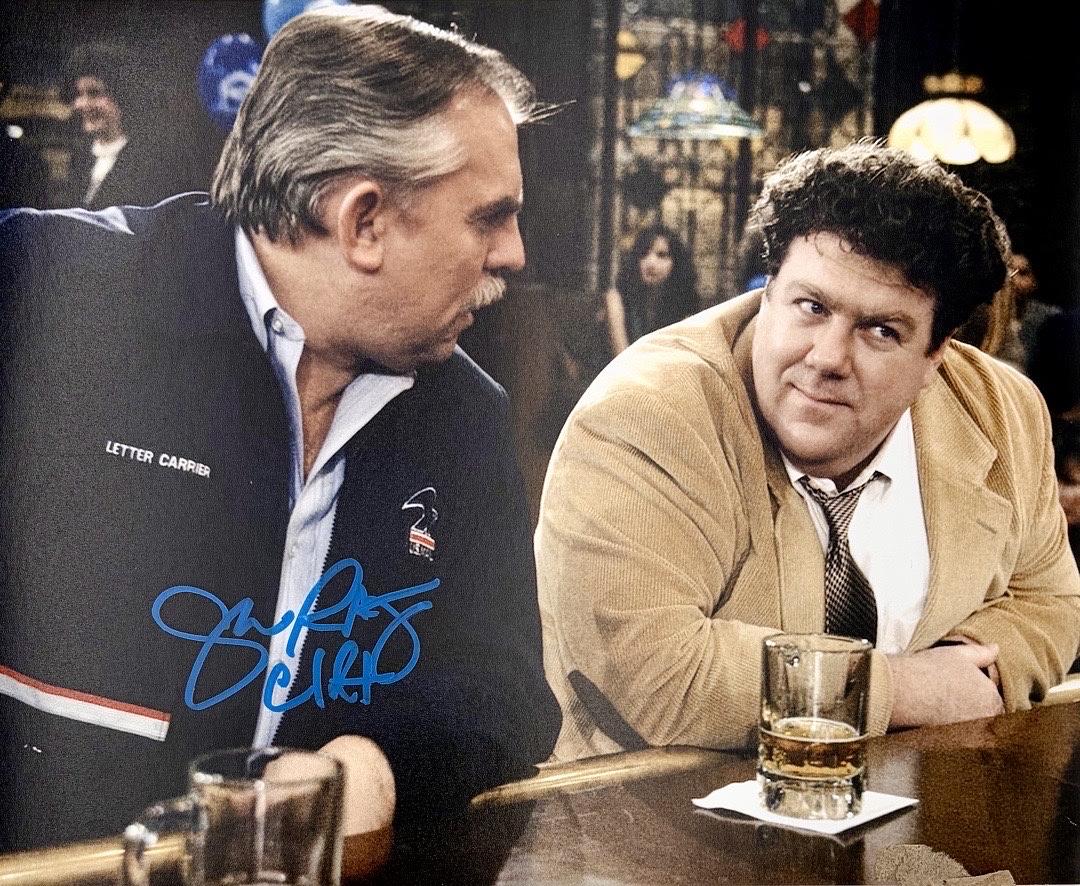 John Ratzenberger signed 8x10 (Cheers) - Beckett COA