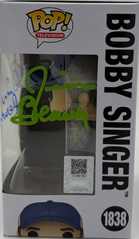 Jim Beaver signed "Bobby Singer" Funko #1838 (Supernatural) signed twice - Official Pix COA
