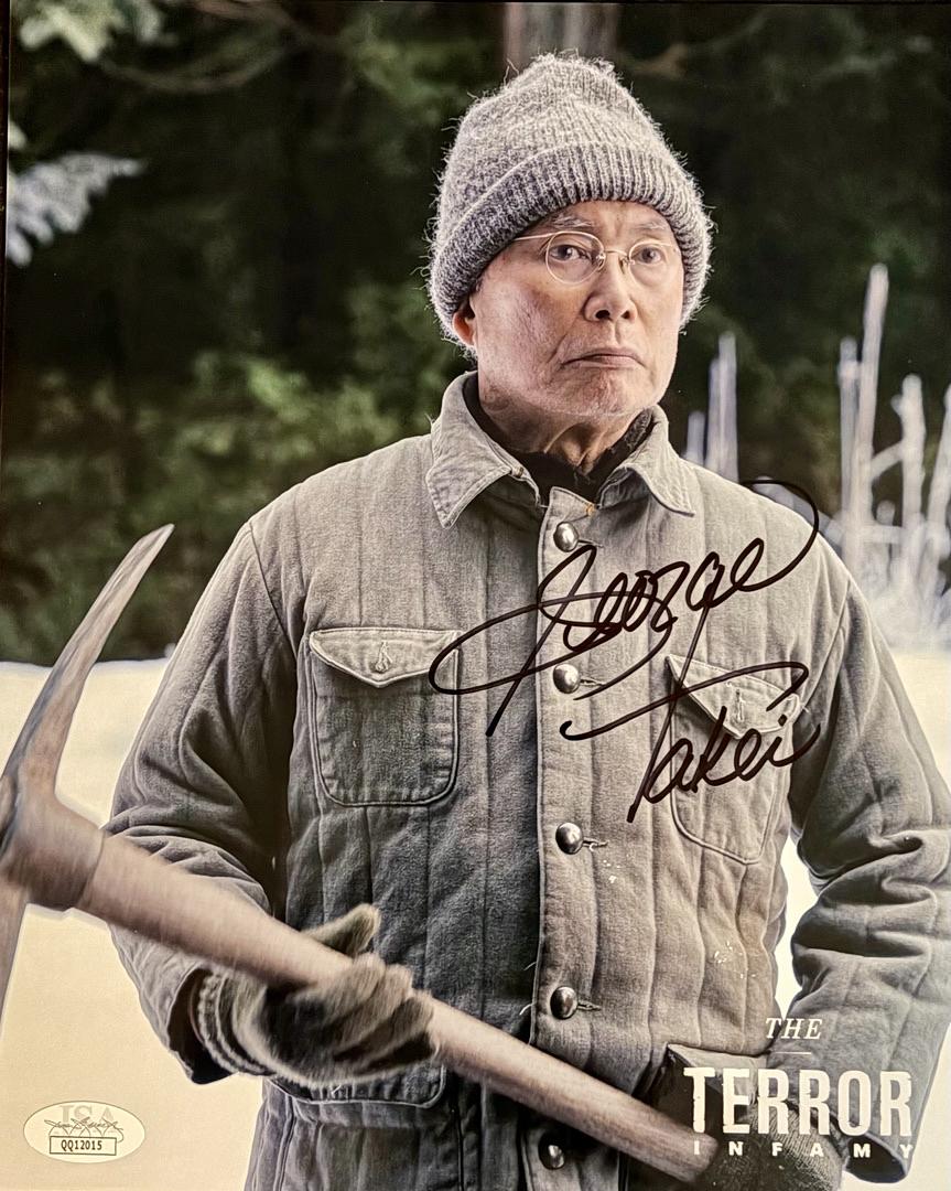 George Takei signed 8x10 (The Terror Infamy) - JSA COA