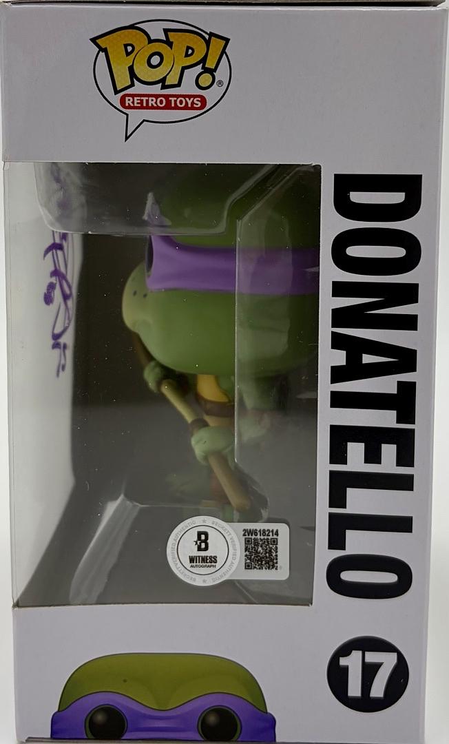 Corey Feldman signed "Donatello" Funko #17 (TMNT) - Beckett COA