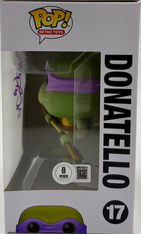 Corey Feldman signed "Donatello" Funko #17 (TMNT) - Beckett COA
