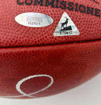 Tom Brady Autographed NFL Duke Official Football TriStar & GOAT COA