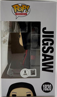 Tobin Bell "Jigsaw" signed Funko Pop #1820 (Saw) w/character name - Beckett COA