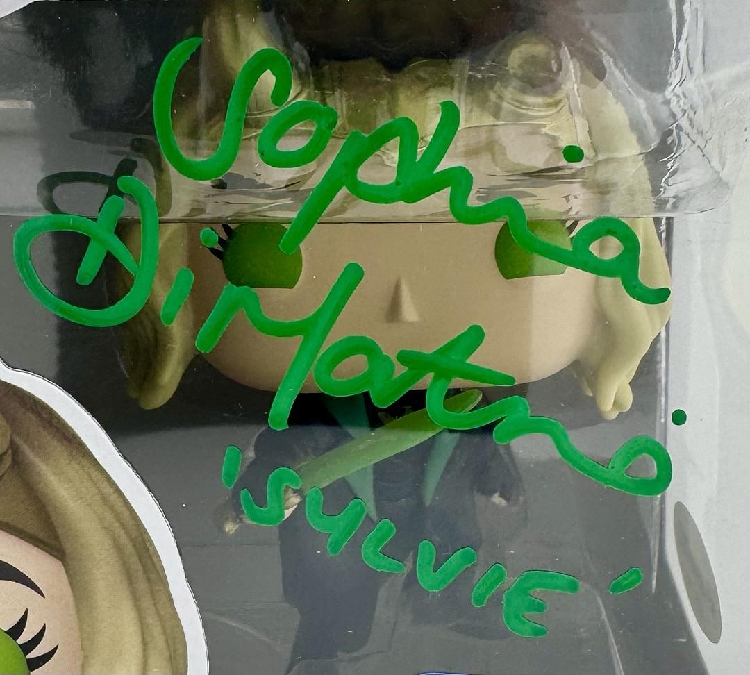 Sophia DiMartino signed "Sylvie" Funko Pop (Loki) w/character name - ACOA COA