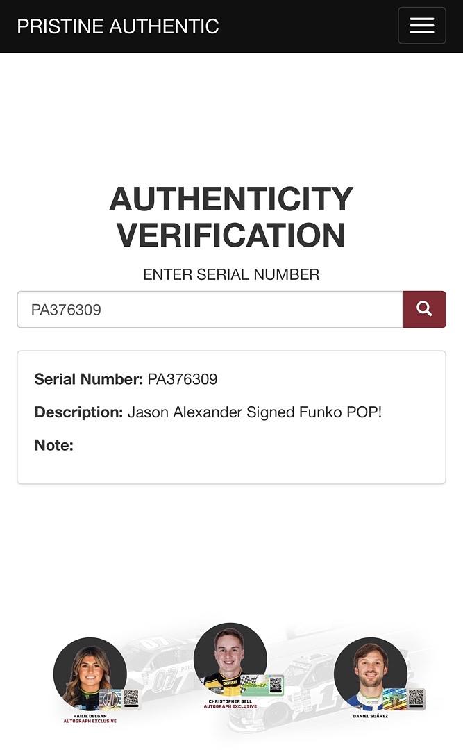 Jason Alexander signed "George" Funko #1082 (Seinfeld) - Pristine COA