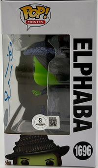 Idina Menzel Signed Funko Pop #1696 Elphaba (Wicked) - Beckett COA