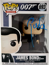 Pierce Brosnan Signed Funko Pop #693 "James Bond" (007) - Beckett COA