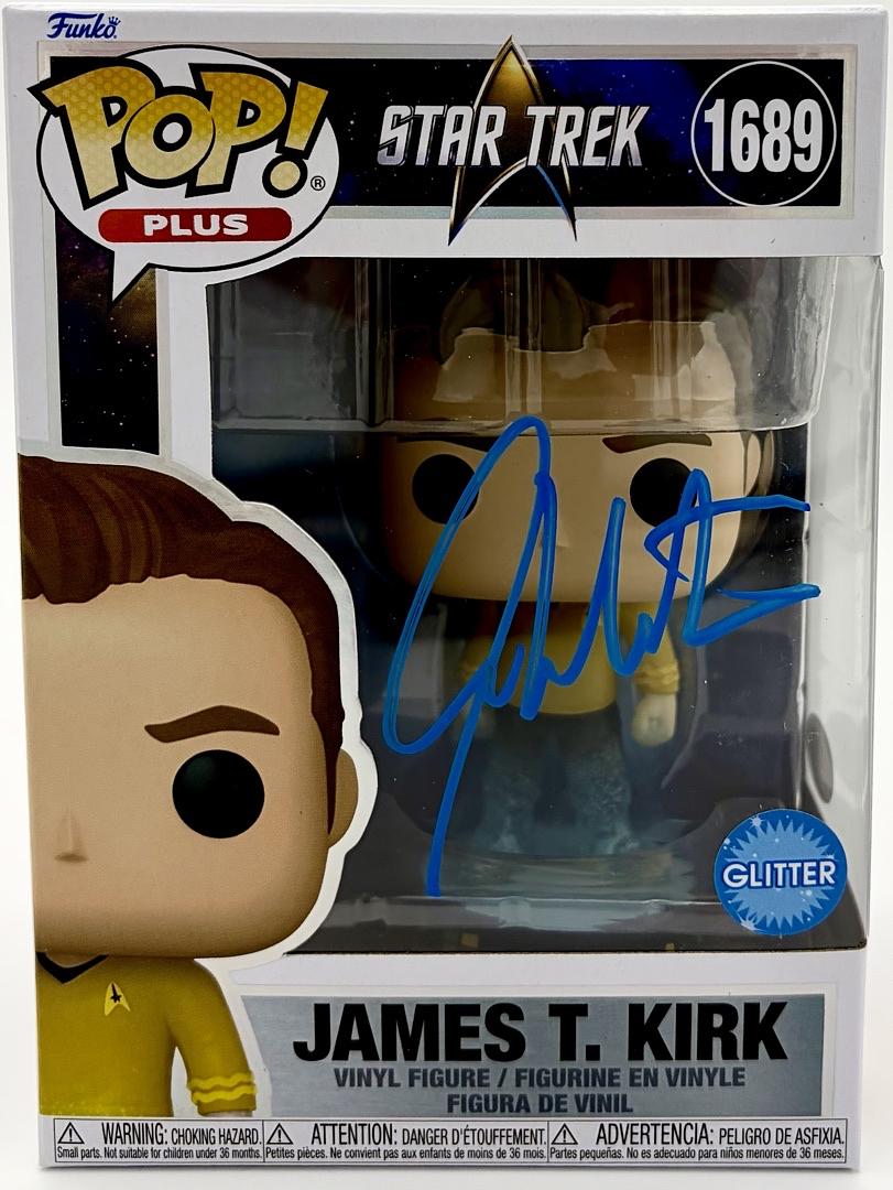 William Shatner Signed Funko Pop #1689 Limited Glitter Edition Captain Kirk (Star Trek)  - JSA COA